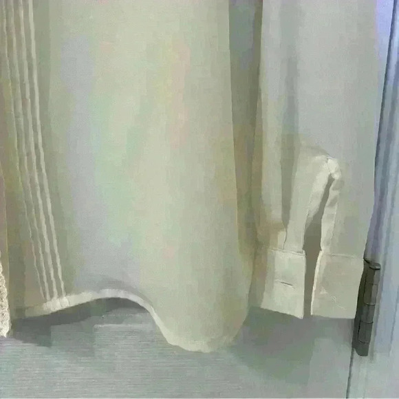 Vintage Yves St. Clair Eyelet Collared Blouse Size 14 - Picture 4 of 9